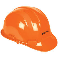 CASCO DE SEGURIDAD NARANJA