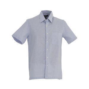 CAMISA MANGA CORTA LINO AZUL CIELO