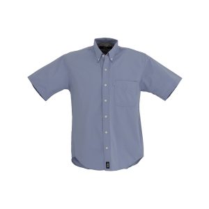 CAMISA MANGA CORTA POLYCOTTON AZUL FRANCIA