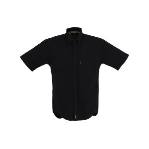 CAMISA MANGA CORTA POLYCOTTON AZUL MARINO