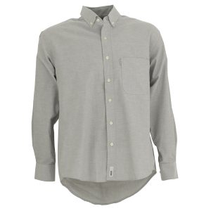 CAMISA MANGA LARGA OXFORD GRIS