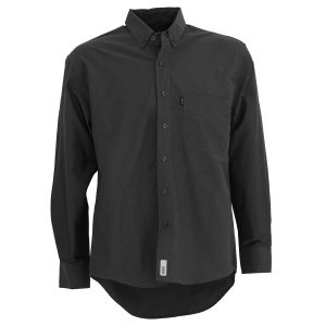 CAMISA MANGA LARGA OXFORD PLOMO