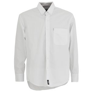 CAMISA MANGA LARGA POLYCOTTON BLANCO