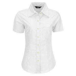 Blusa Manga Corta Oxford Blanco
