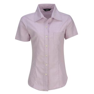 Blusa Manga Corta Oxford Lila