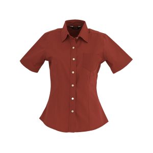 Blusa Manga Corta Polycotton Rojo