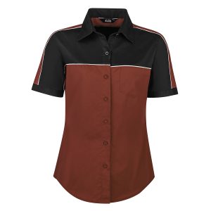 Blusa Manga Corta Scuderia Rojo-Negro