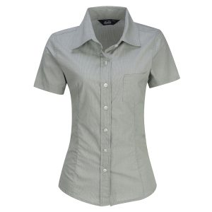 Blusa Manga Corta Sidón Verde Militar