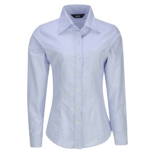 Blusa Manga larga Oxford Azul Cielo