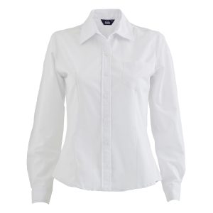 Blusa Manga larga Oxford Blanco