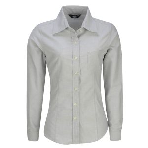 Blusa Manga larga Oxford Gris
