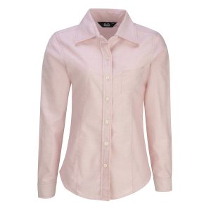 Blusa Manga larga Oxford Rosa