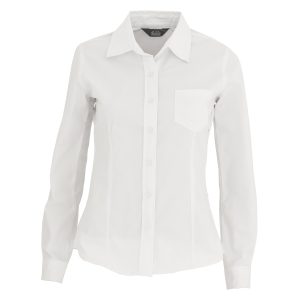 Blusa Manga larga Polycotton Blanco