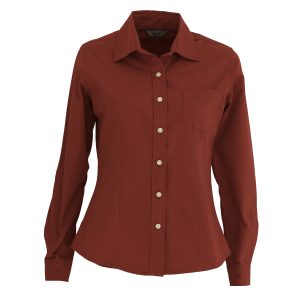 Blusa Manga larga Polycotton Rojo