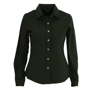 Blusa Manga larga Polycotton Verde Botella