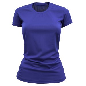 Playera Manga Corta Crew Azul Rey