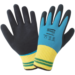 Guantes premium resistentes a cortes y llamas cuentan con una cubierta flexible de Aralene® (fibra de aramida mejorada) de calibre 15, reforzada con una palma revestida con acabado Mach Finish negro hecha de bipolímeros de neopreno.